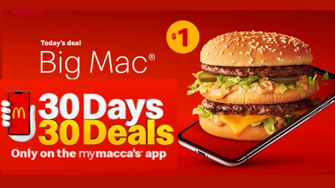 Poster quảng cáo của McDonald's