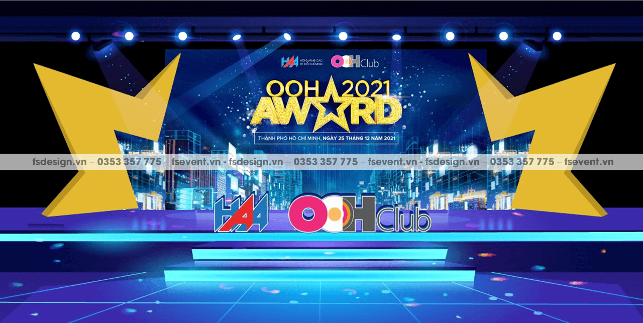 Thiết kế nhận diện sự kiện OOH AWARD 2021